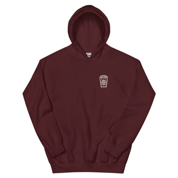Unisex Hoodie (white patch) - Image 5