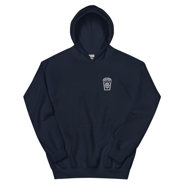 Unisex Hoodie (white patch) - Image 3